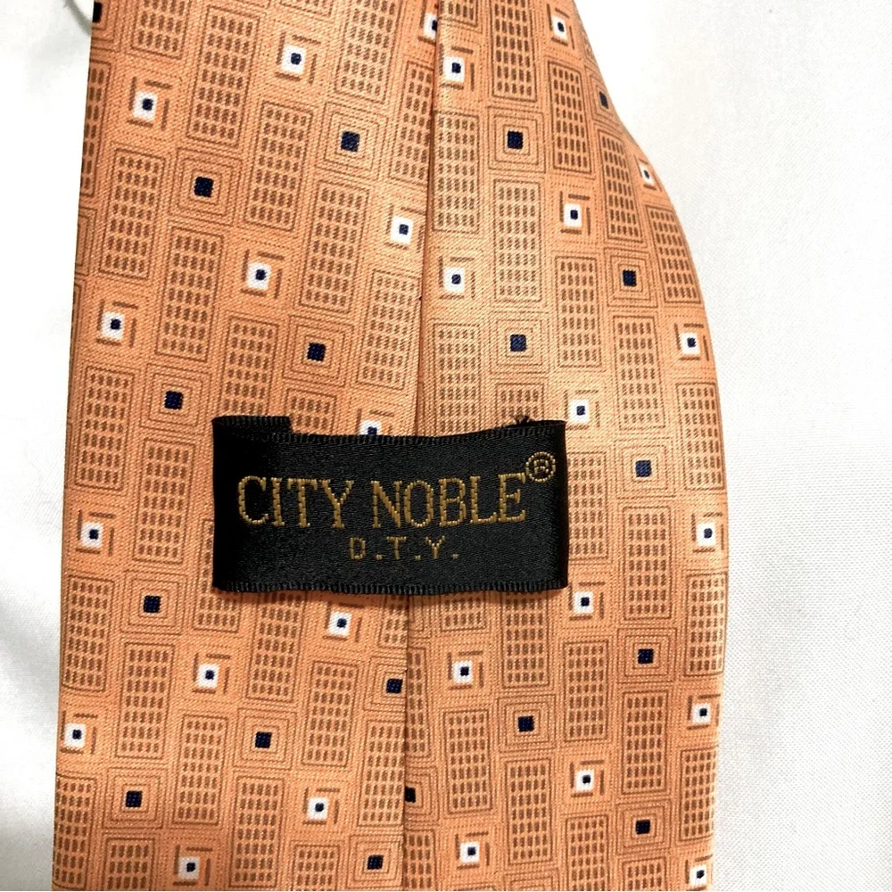 City Noble Vintage Men's Wide Necktie 3.75